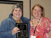 photo of Liz Ginno and Amy Wallace at 2010 conference