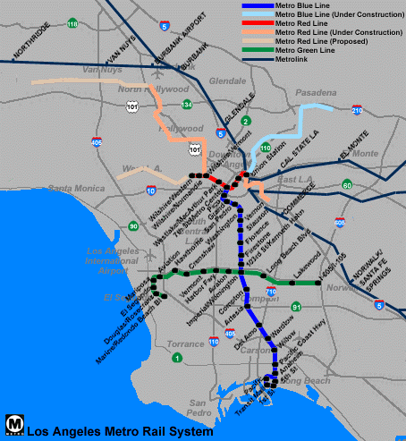 Metro trolly map